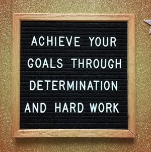 Motivation plus hard work to success